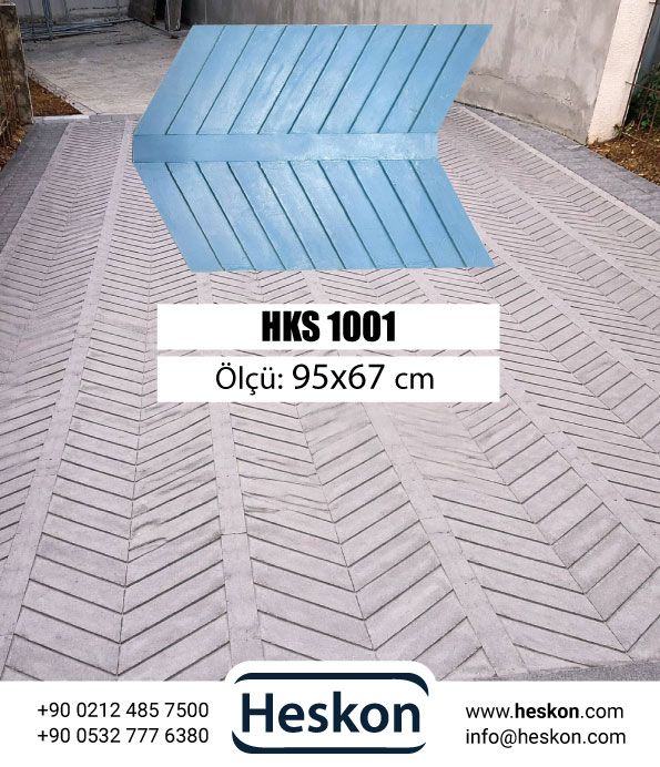 Baskı Beton Kalıbı - Rampa